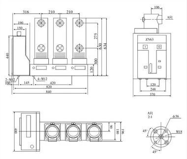 22KV HXGN-12 Elektrisch Distributiebord